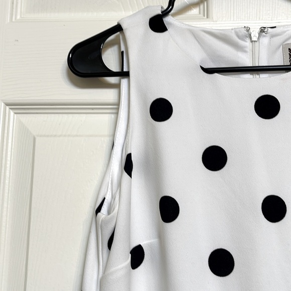 Anne Klein Polka Dot Sheath Dress - Picture 5 of 12